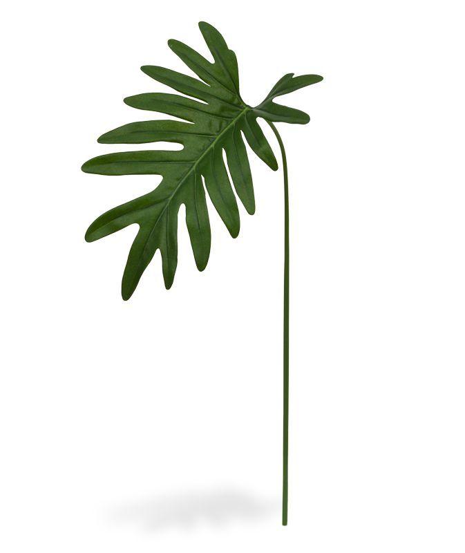 HSM Collection-Kunstblad Greens Philodendron-20x30x55-Groen-Kunstzijde